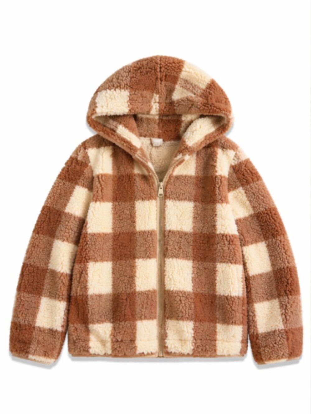 Urban Outfitters Teddy Jacket in Cream and Pink